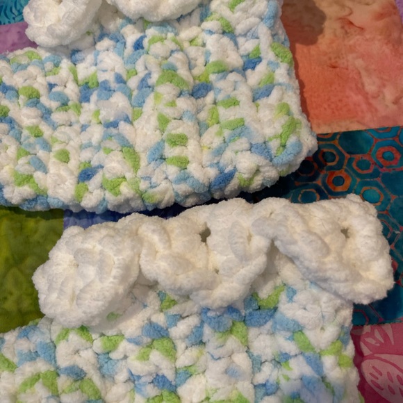 Handmade Crochet Bootie Slippers - Picture 5 of 5
